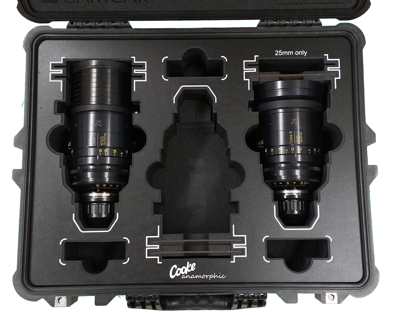 Cooke anamorphic Objektivkoffer