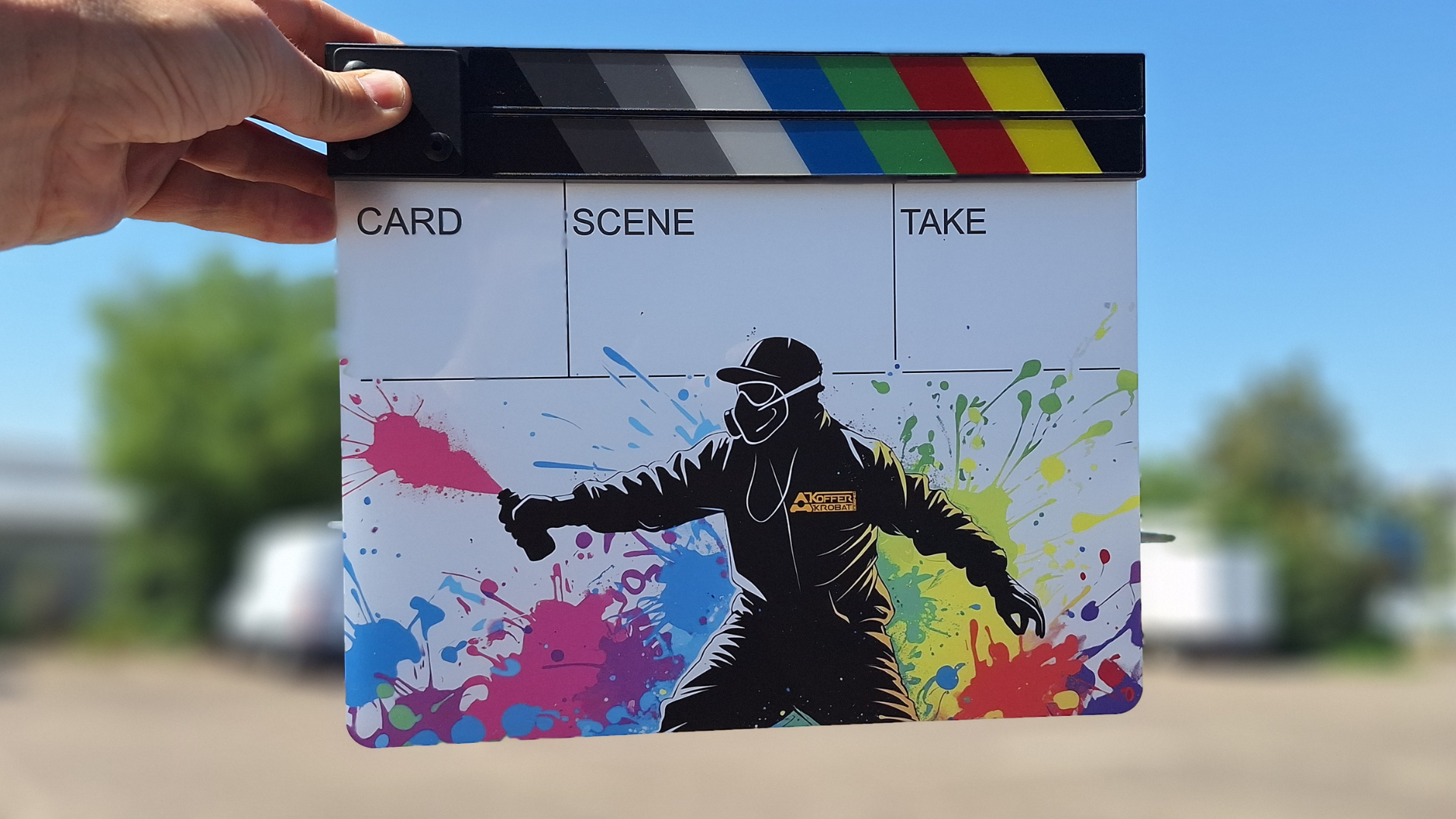 Uv-Druck filmklappe, clapperboard